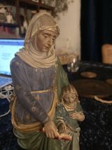 Vierge à l'enfant Sainte Anne et la Vierge Marie