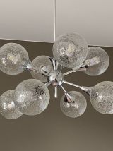 Lustre Spoutnik. 1970. 8 globes. Space age.