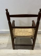 Fauteuil paillé enfant