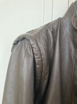 Veste en cuir vintage M-L