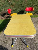  table/chaise vintage  * american année diner *année1950