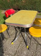  table/chaise vintage  * american année diner *année1950