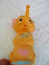 Figurine vintage  Rubbertoys : éléphant 