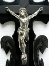 Vintage : crucifix bénitier Napoléon III