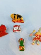 Lot de 5 pin's vintage 