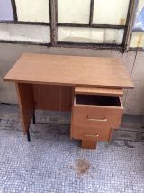 Petit bureau en chêne ,vintage 1950