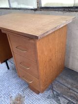 Petit bureau en chêne ,vintage 1950