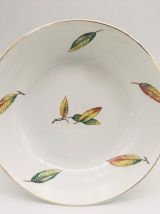 6 assiettes creuses, style écuelle « Digoin Sarreguemines / 