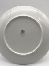 6 assiettes plates en porcelaine de bohème, 1970s, TK Thun -