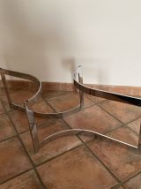 Table basse Paul Legeard. 1970. Space age. 120x60.