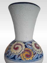 Vase Art Déco Amphora Tchécoslovaquie 