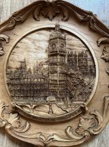 Assiette en bois London Houses Of Parliament