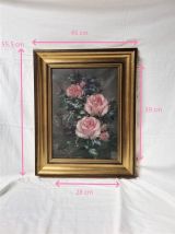 Tableau bouquet de roses