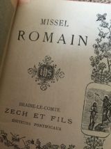 Ancien petit missel Romain  n° 187