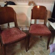 PAIRE DE CHAISES ANNEES 40