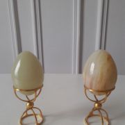 Lot de 2 oeufs en quartz