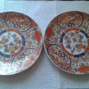 Lot de 2 soucoupes, porcelaine chine