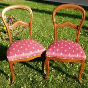 Chaises Louis Philippe en noyer