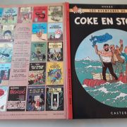  LOT DE 5 bandes dessinées TINTIN  reedition 1966