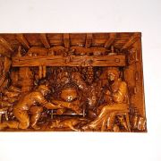 Tableau en bois en relief