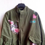 Veste type militaire broderie 