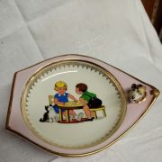 Assiette bébé en porcelaine de limoges