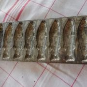 Moule chocolatier letang poissons ancien N2