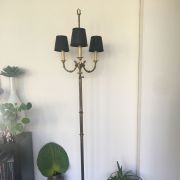 Lampadaire bronze et laiton 1960/1970