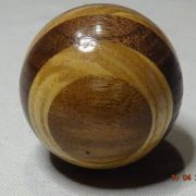 Boule vintage de levier de vitesse bois multicolore 2