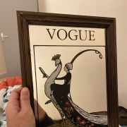 Miroir publicitaire Vogue