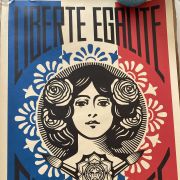 sérigraphie signée OBEY SHEPARD FAIREY 