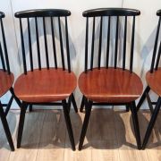 4 chaises Scandinave vintage 1960 Tapiovaara