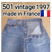 Levi's 501 vintage made in France de 1997