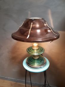 lampe cuivre 1940 original