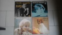 4 vinyles disques 33t nicole croisille 