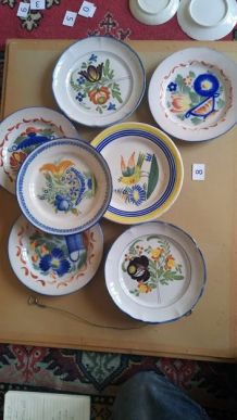 Lot de 7 assiettes de collection