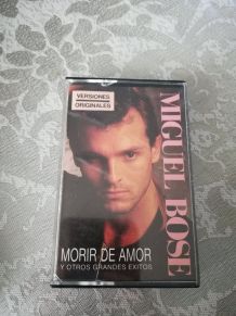 K7 audio — Miguel Bosé - Morir de amor