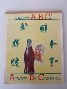  Bloc papier Coca Cola 1949 ! Collector  