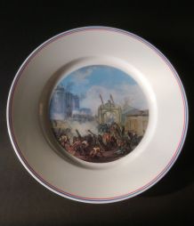 Deux assiettes commémoratives Révolution française. 