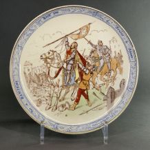 Assiette historique Jeanne d'Arc 