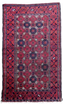 Tapis ancien Afghan Baluch fait main, 1P77