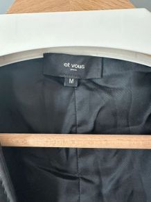 Gilet cuire véritable marque Et Vous Paris