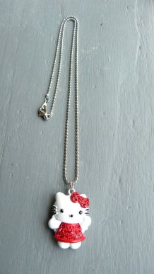 Pendentif Hello Kitty strass