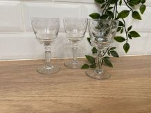 Set de 3 verres à porto