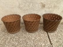 trio de cache pot EMSA, vintage