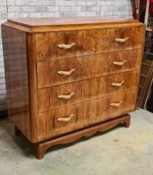 commode plaquage meuble a tiroir  art deco 1925 a 40   ,,,,h