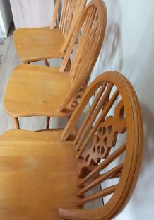 Chaises Windsor wheelback 