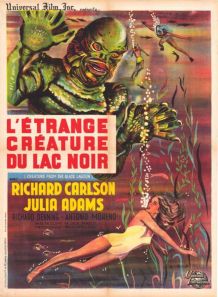 Affiche cinéma - L'étrange créature du lac noir