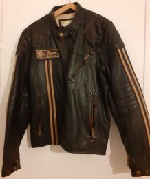 Bonjour,  blouson Chevignon cuir neuf (porté une fois pour e