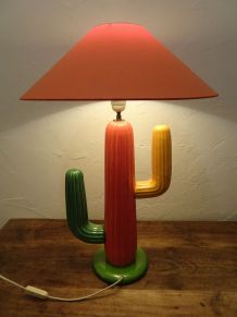 Lampe Cactus en céramique - François CHATAIN - 1980